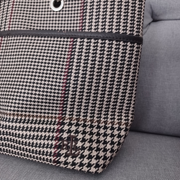 Lauren Ralph Lauren Houndstooth Handbag - Picture 6 of 6